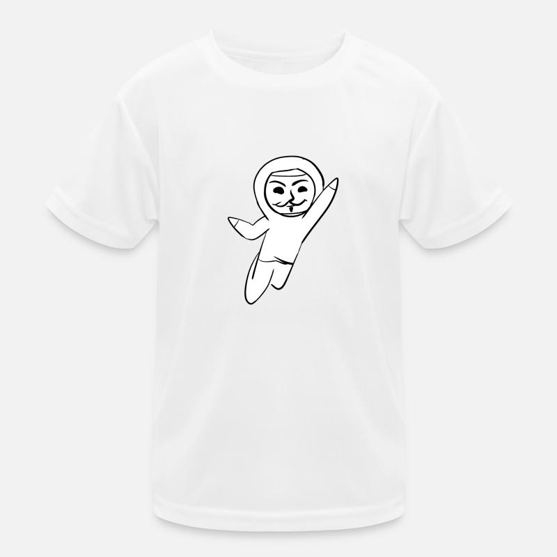 anonymous anonymous hacker mask hack programmer Kids Functional T-Shirt