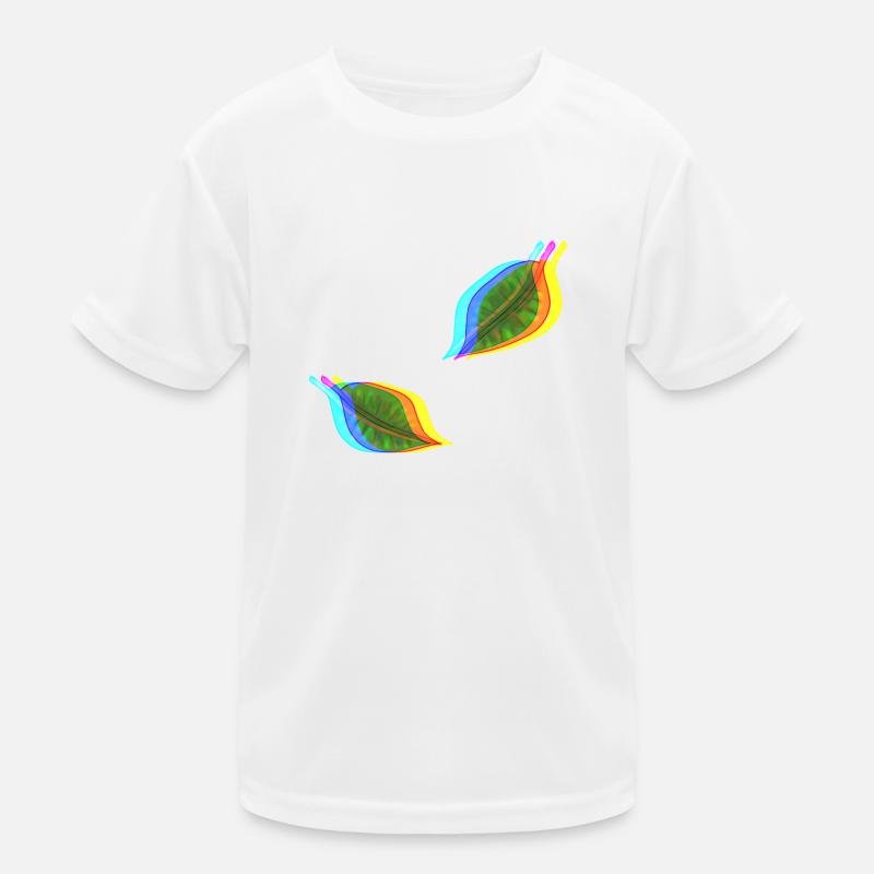 effet feuille 3D T-shirt sport Enfant