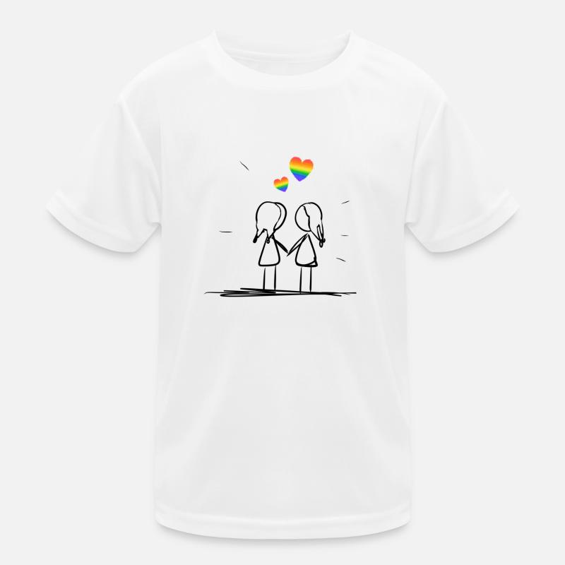 lesbian lovers Kids Functional T-Shirt