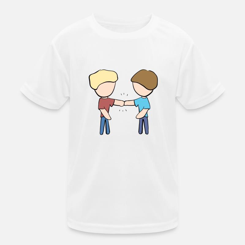 Copains Amis Amitié Cohésion T-shirt sport Enfant
