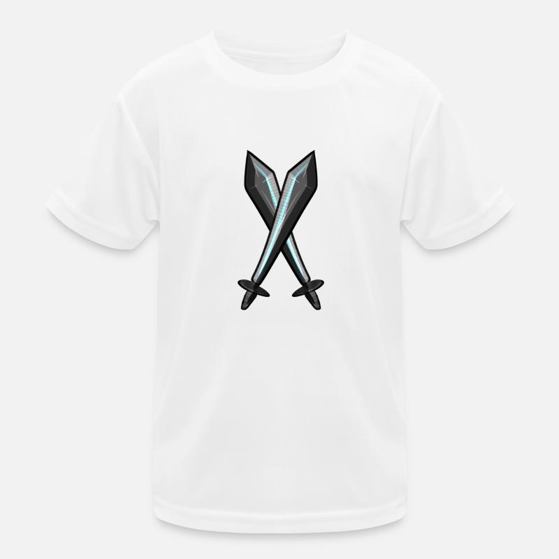 schwert schwerter kampf schwertkampf Kinder Funktions-T-Shirt