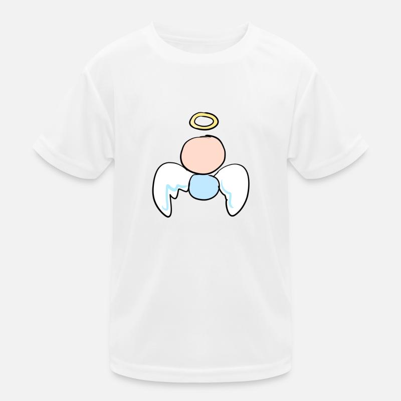 small angel symbol cartoon protector Kids Functional T-Shirt