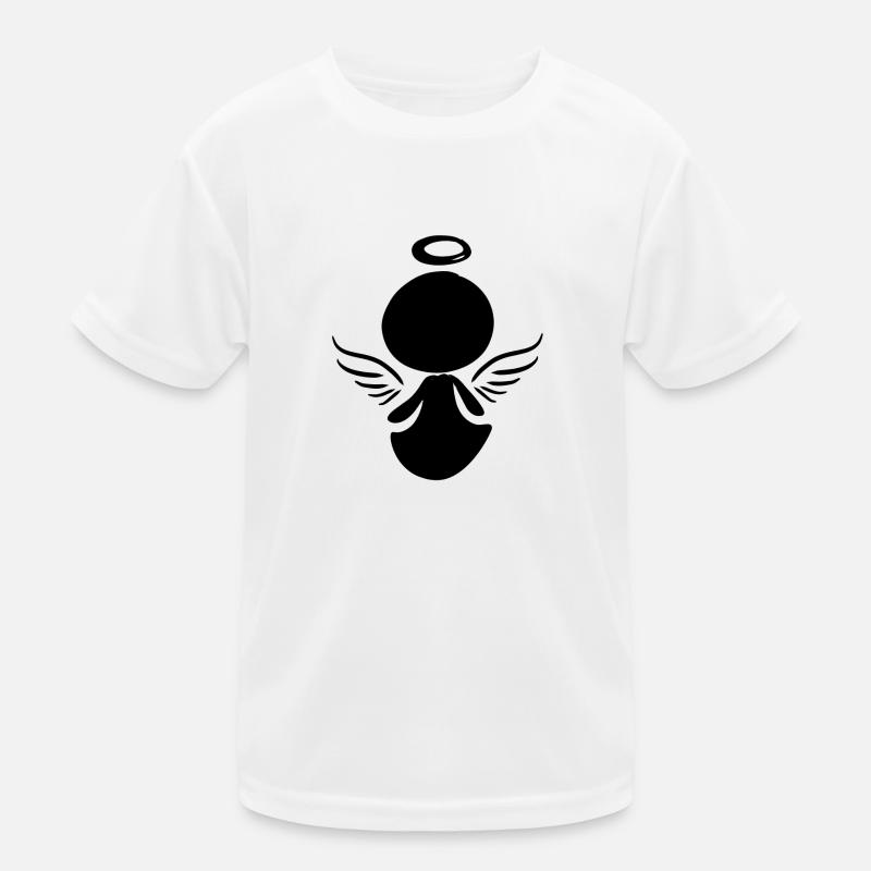 Angel symbol protector fly man Kids Functional T-Shirt
