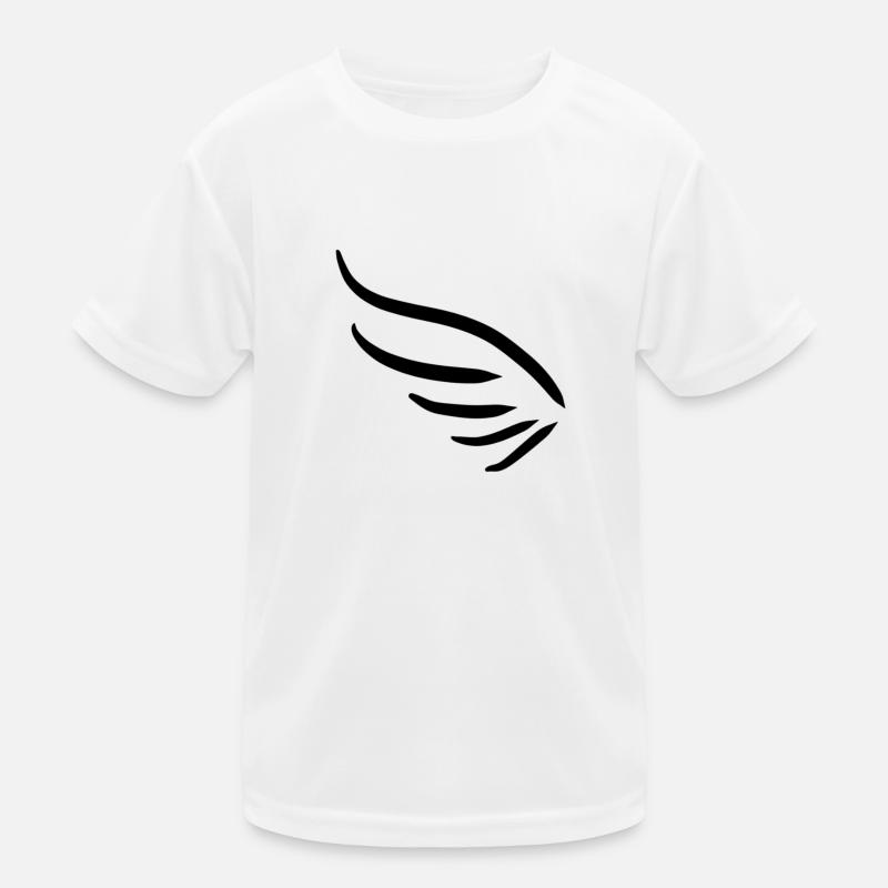Wing symbol fly dark Kids Functional T-Shirt
