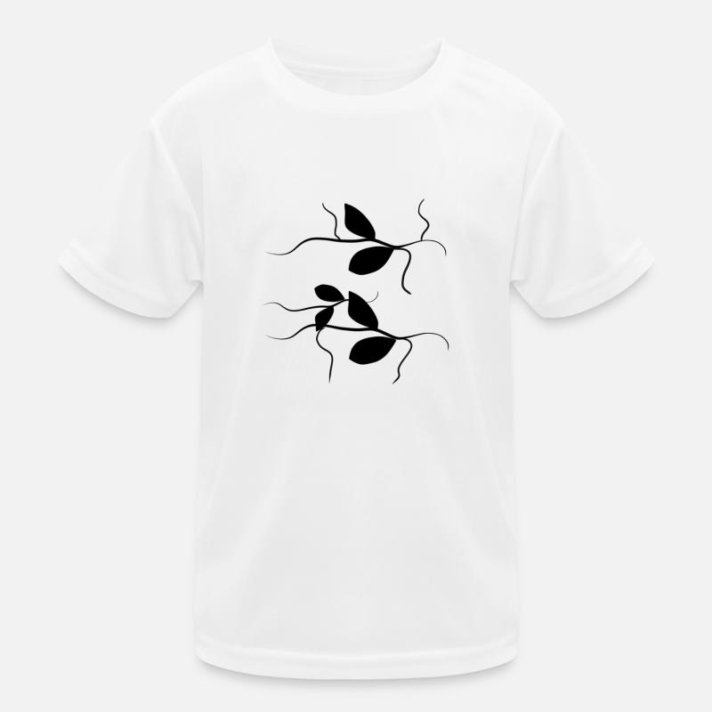 äste pflanzen blätter muster Kinder Funktions-T-Shirt