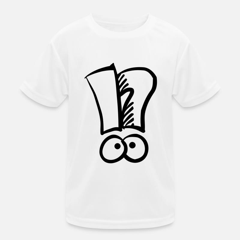 Exclamation question marque T-shirt sport Enfant