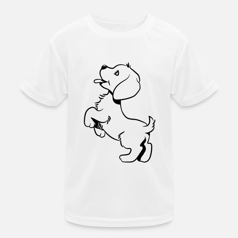 Bébé chien doux T-shirt sport Enfant
