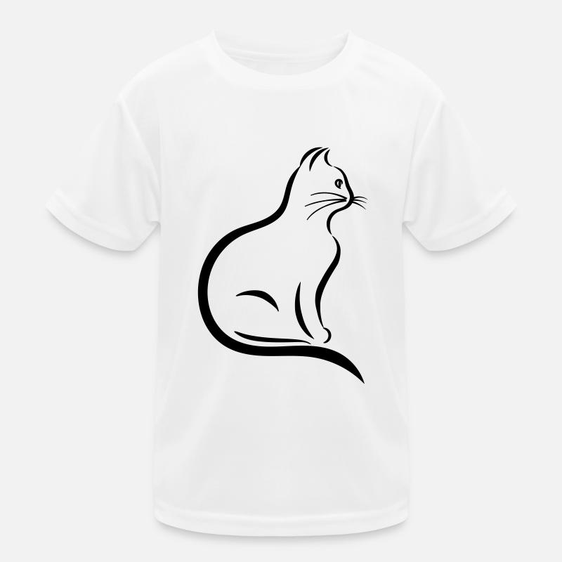 Chat T-shirt sport Enfant