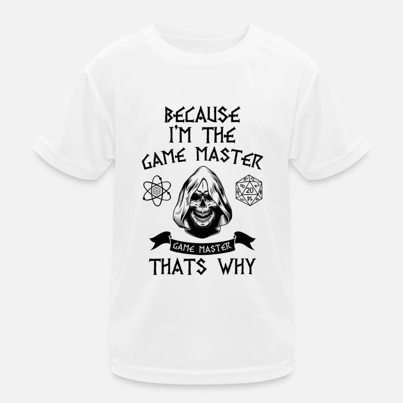 Game master nerd role playing game geek gift Kids Functional T-Shirt
