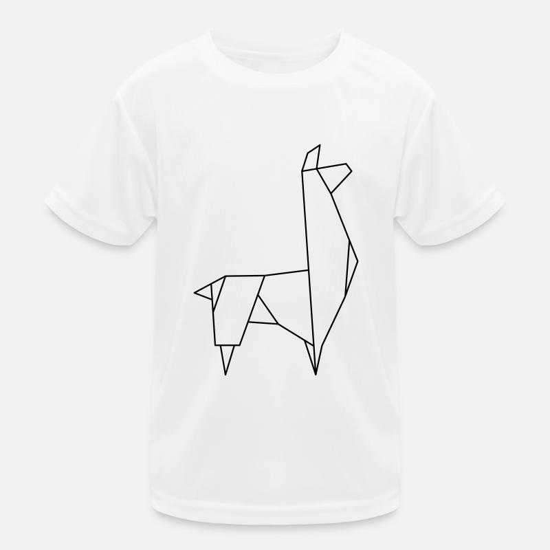 Lama Alpaka Kinder Funktions-T-Shirt