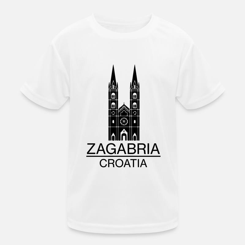 Zagreb Kinder Funktions-T-Shirt