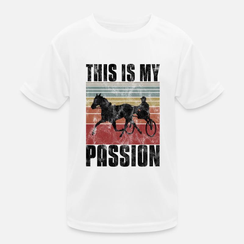 This is my Passion Trotting Races Retro Kids Functional T-Shirt