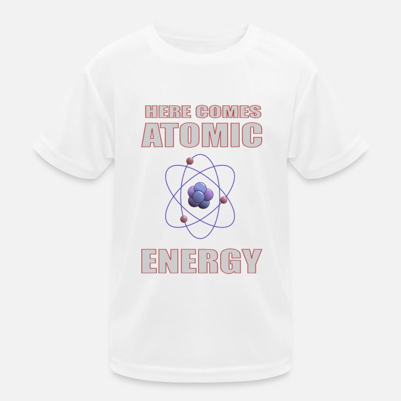 Atomic Energy Atom Kids Functional T-Shirt