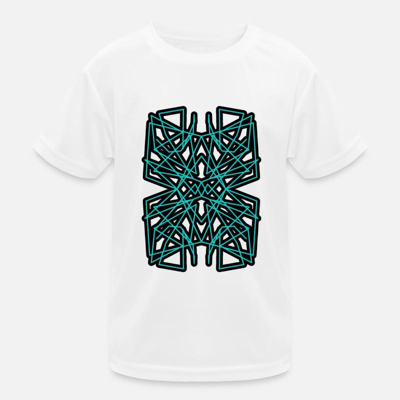 Muster Kinder Funktions-T-Shirt