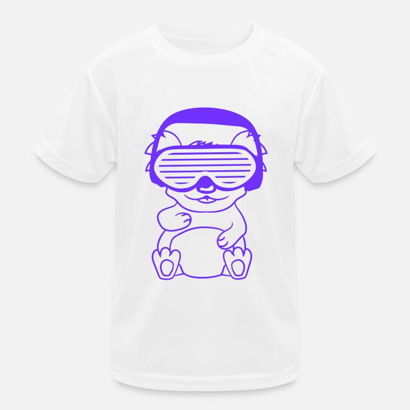 DJ Koala Bär Australischer Koalabär Sitzend Süß Kinder Funktions-T-Shirt