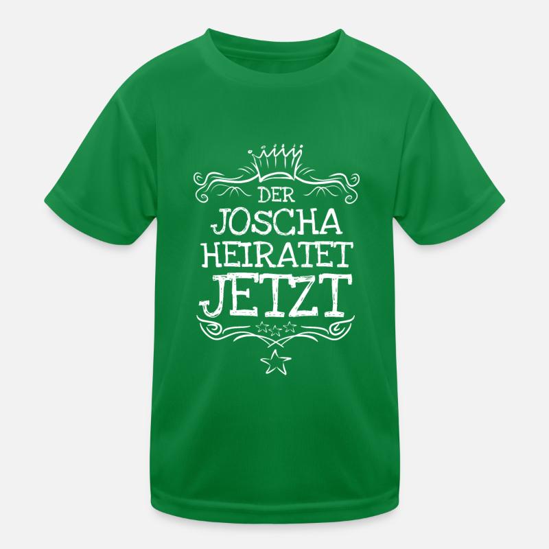 Gift for Joscha Kids Functional T-Shirt