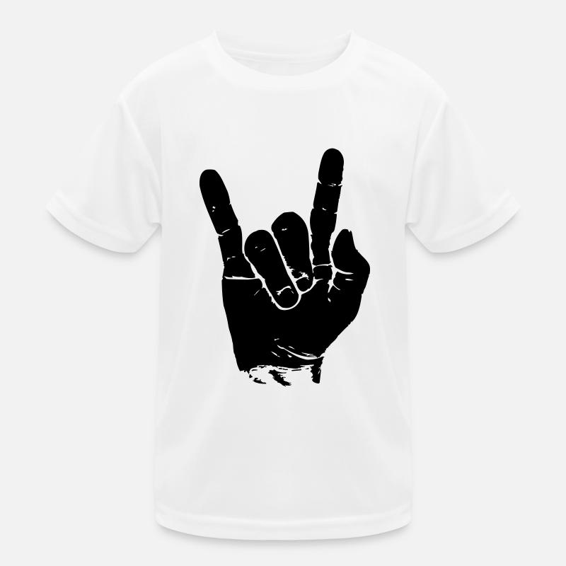 ROCK HAND \m/ Kids Functional T-Shirt