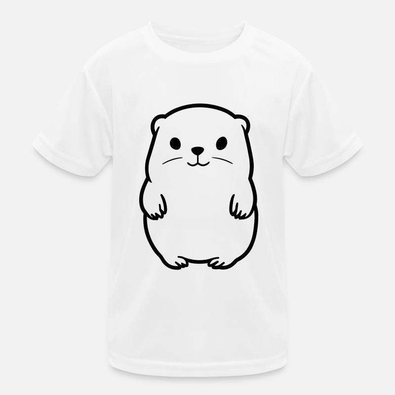 Murmeltier Kinder Funktions-T-Shirt
