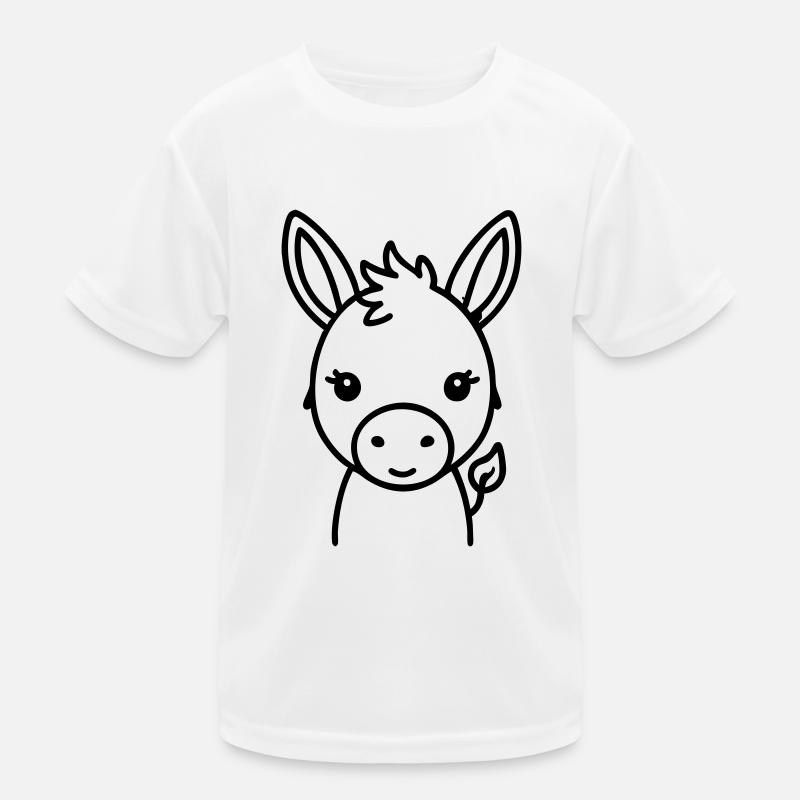 eselchen esel Kinder Funktions-T-Shirt