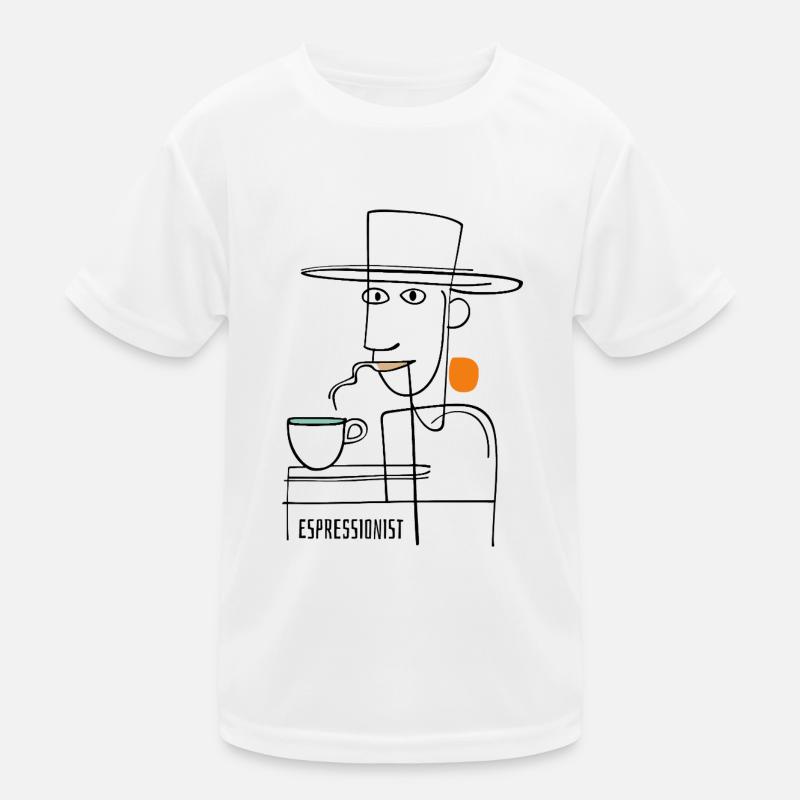 Espressionist - Espresso - Kaffee trinken Kinder Funktions-T-Shirt