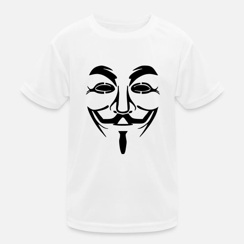 V wie Vendetta - Anonymous! Geschenk Idee Kinder Funktions-T-Shirt