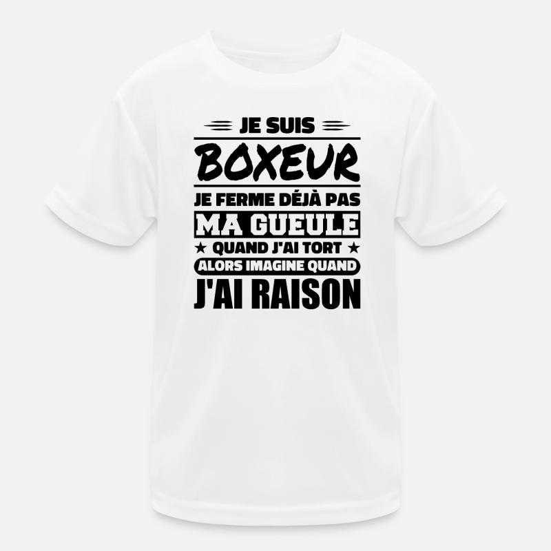 Ich bin Boxer Humor Boxen Boxer Geschenk Kinder Funktions-T-Shirt