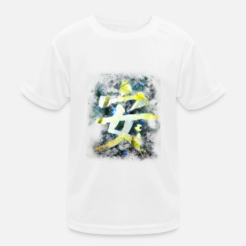 tranquility - Kids Functional T-Shirt - white