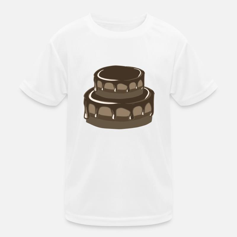 torte schokolade Kinder Funktions-T-Shirt