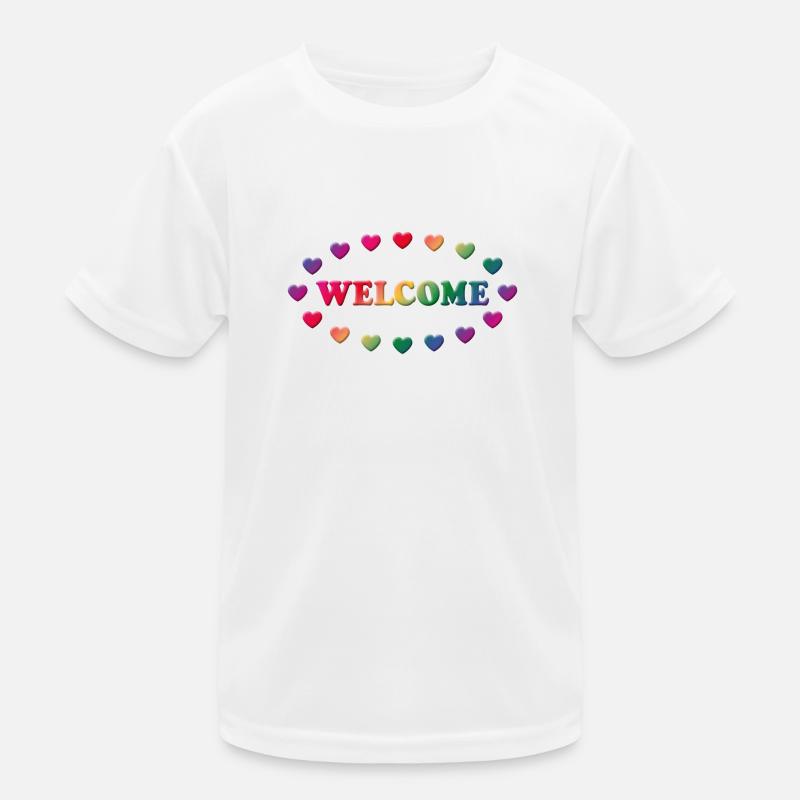 Welcome (Cordially Welcome) Kids Functional T-Shirt