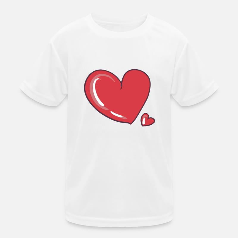 herzen herz Kinder Funktions-T-Shirt