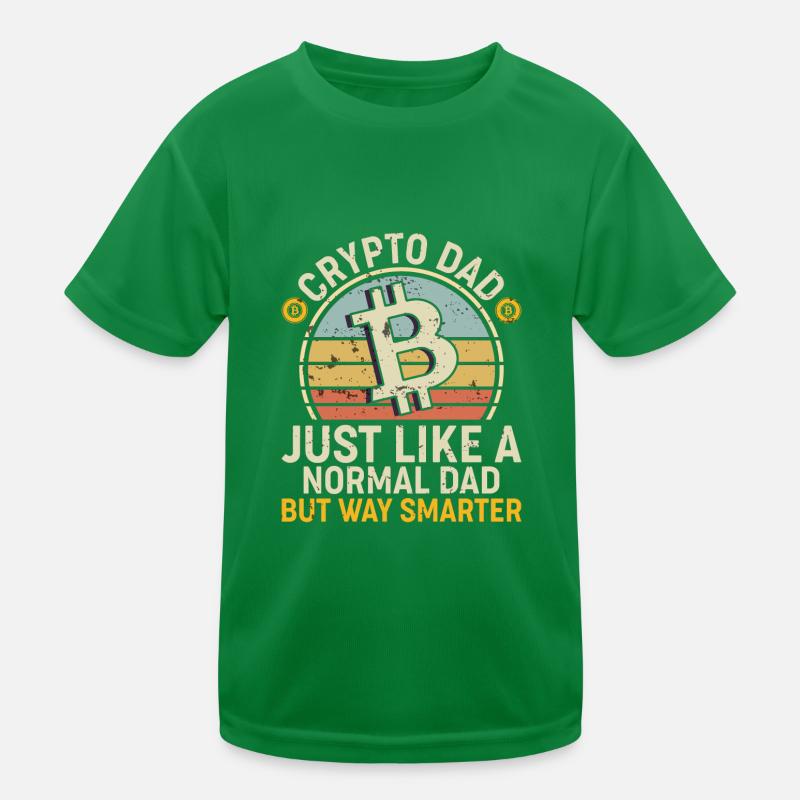 Crypto Dad Kids Functional T-Shirt