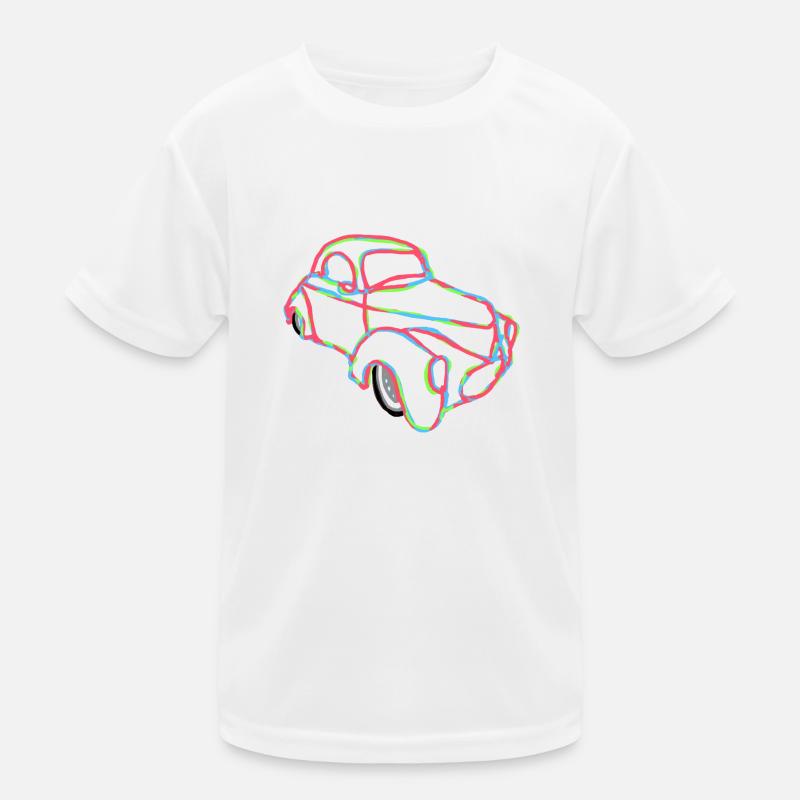 Willys Coupe - Kids Functional T-Shirt - white