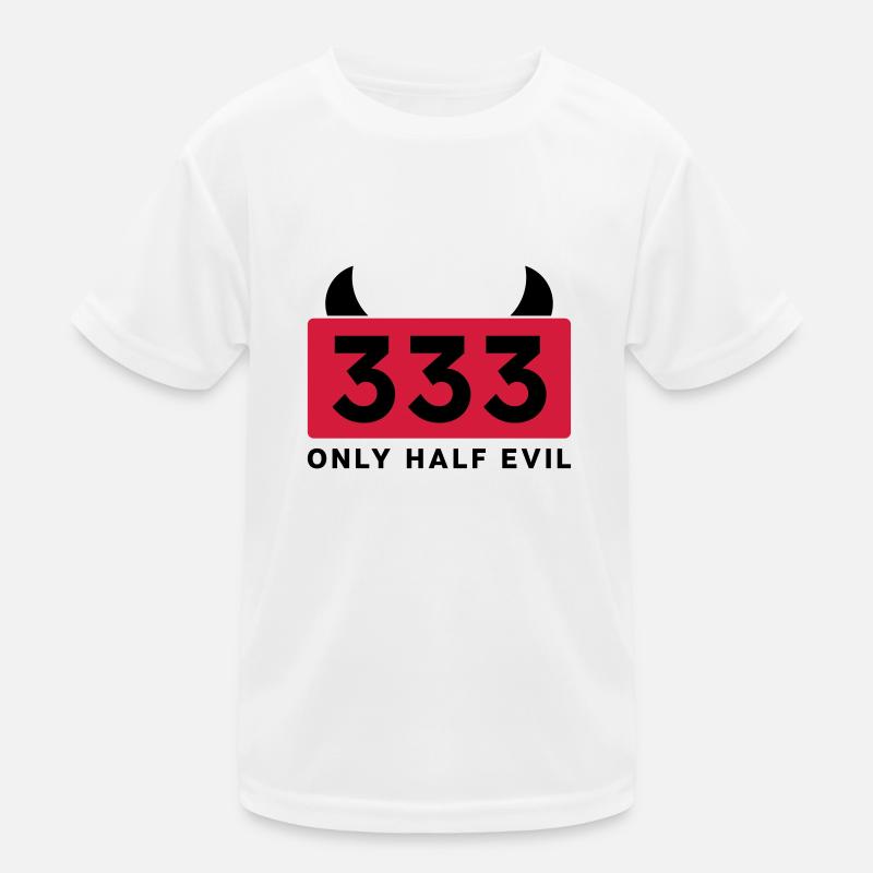 333 ONLY HALF EVIL Kids Functional T-Shirt