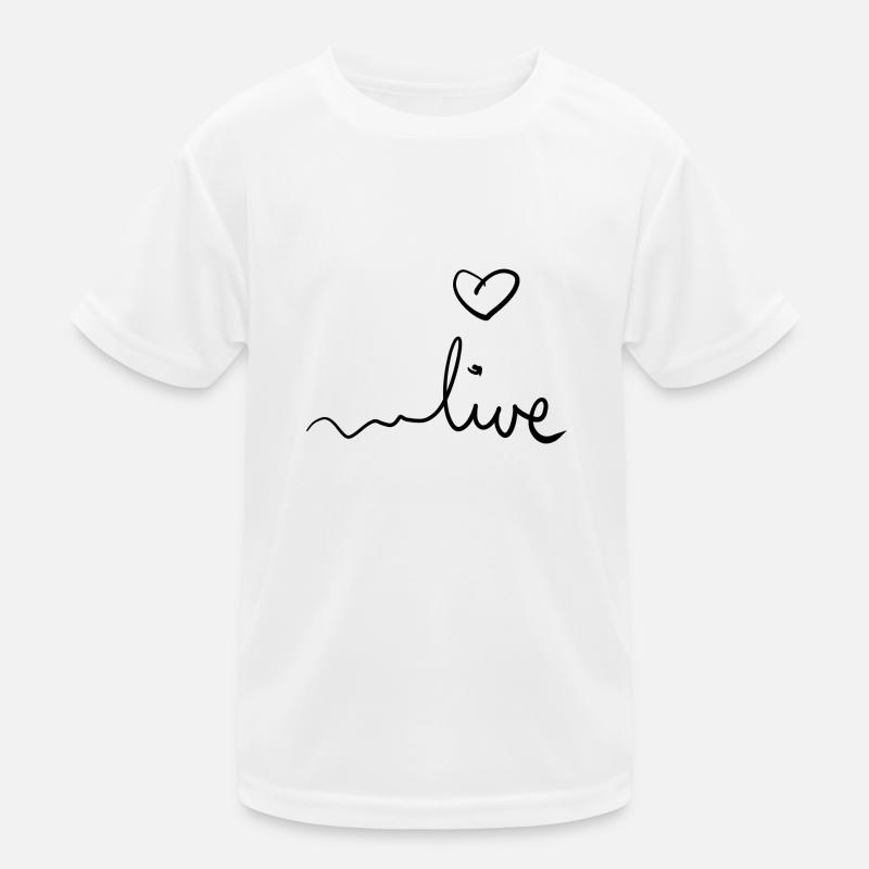 leben lebe Kinder Funktions-T-Shirt