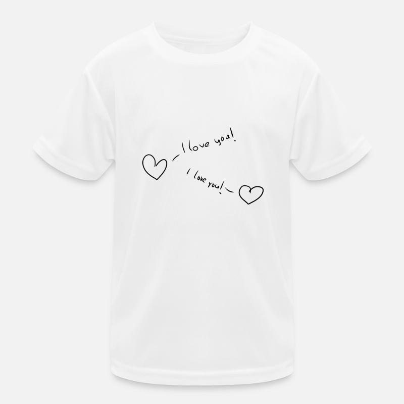herzen herz Kinder Funktions-T-Shirt
