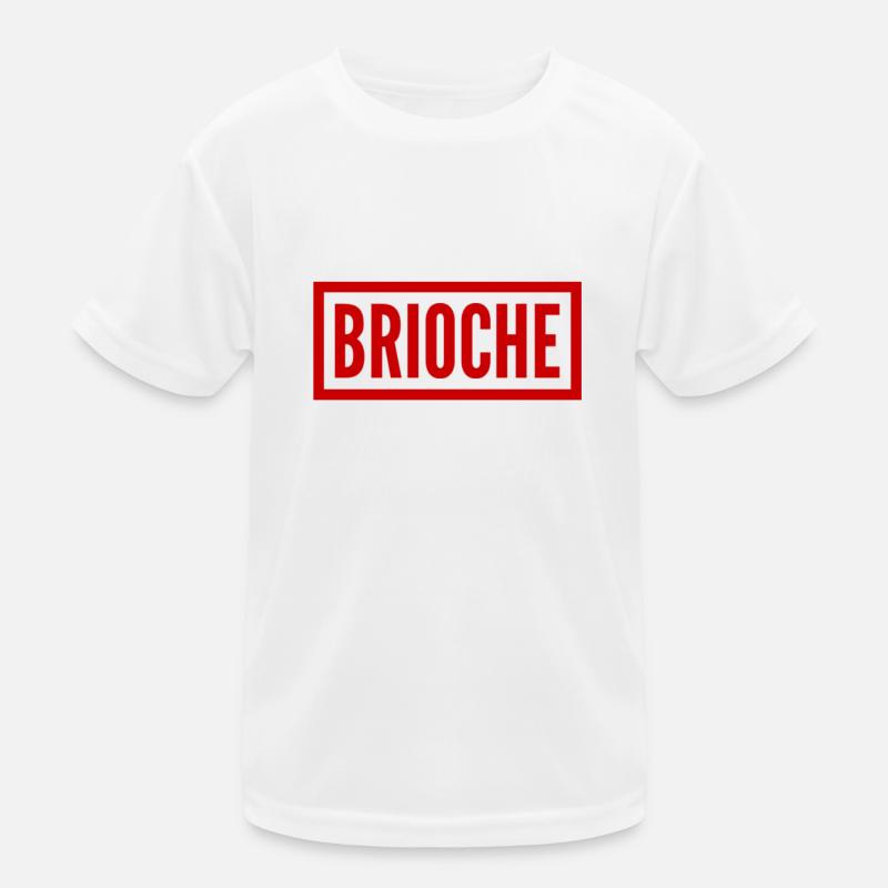 BRIOCHE (Rectangle, Rouge) T-shirt sport Enfant
