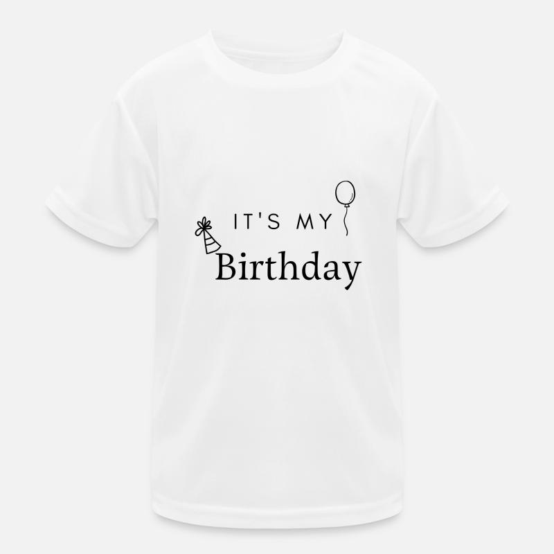 C’est mon anniversaire T-shirt sport Enfant