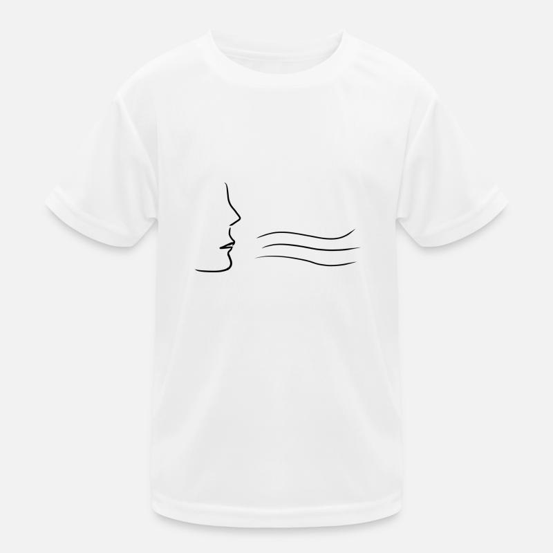 wind atmen Kinder Funktions-T-Shirt