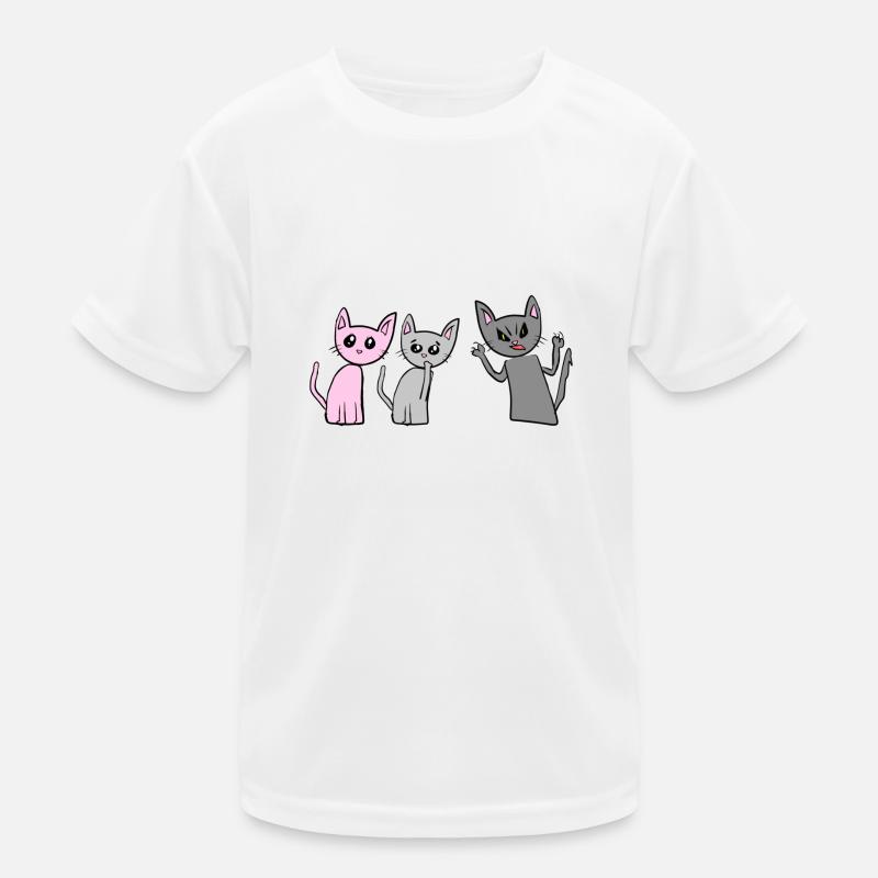 Combattre les chats Chats Cris T-shirt sport Enfant