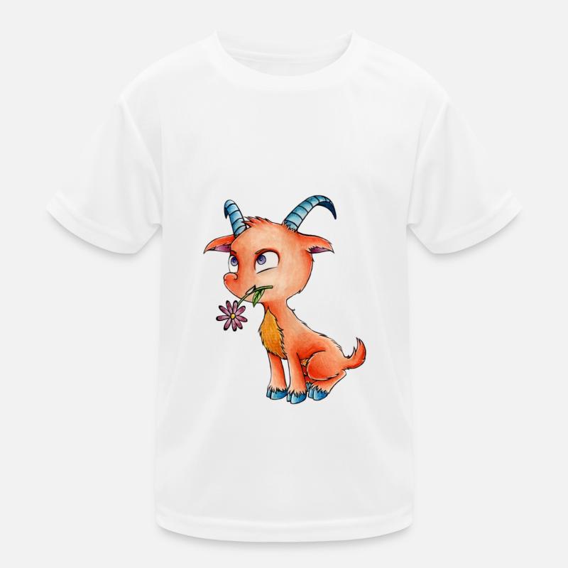 Sternzeichen: Steinbock Kinder Funktions-T-Shirt