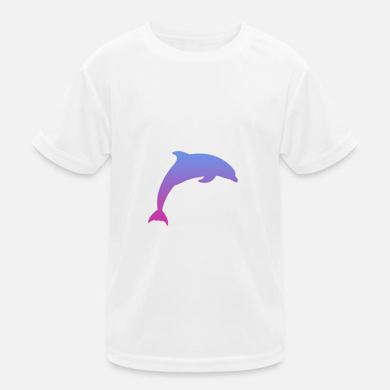 Delfin Dolphin Kinder Funktions-T-Shirt