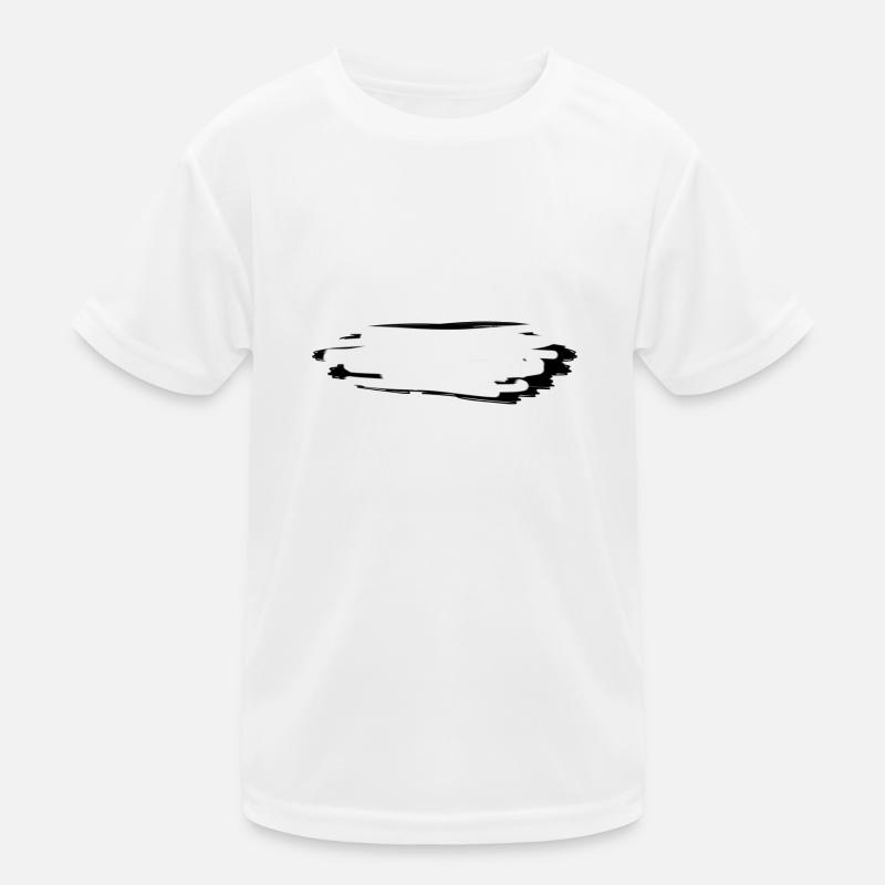 Dash Symbol Cracks Kids Functional T-Shirt
