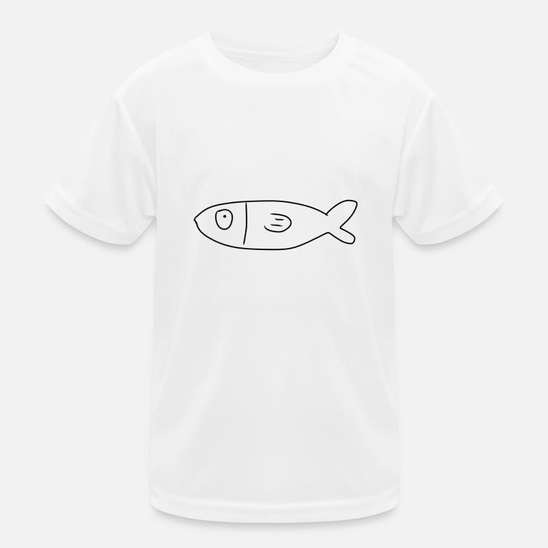 Fisch Symbol Tier Kinder Funktions-T-Shirt