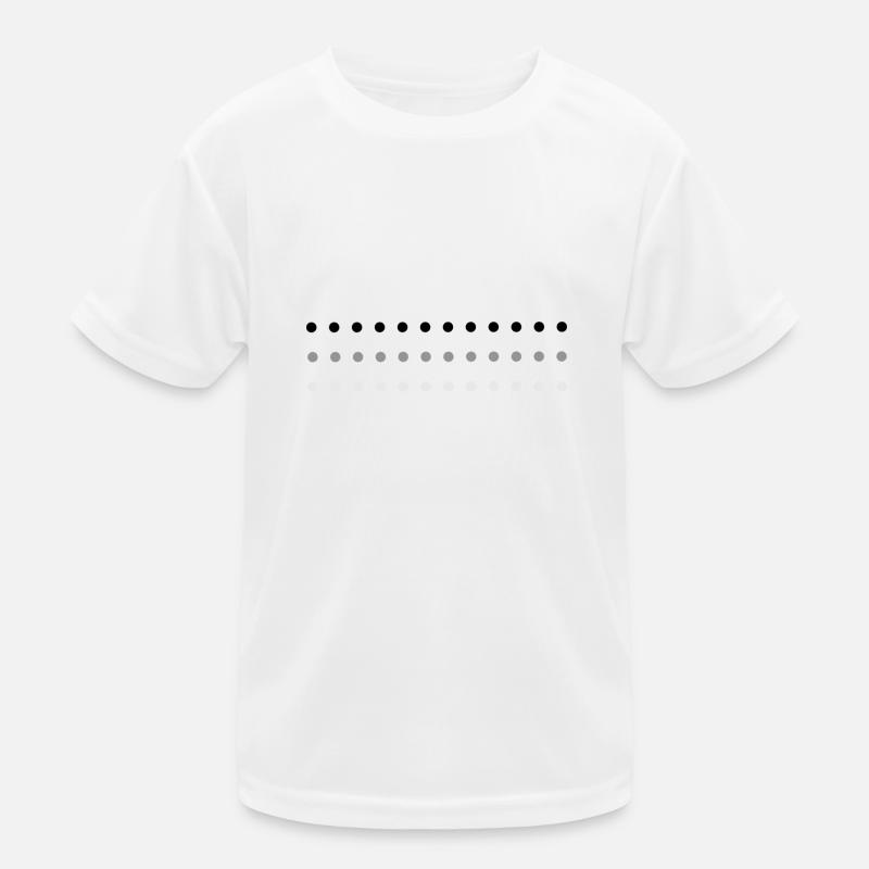 dots dark light shapes circles Kids Functional T-Shirt
