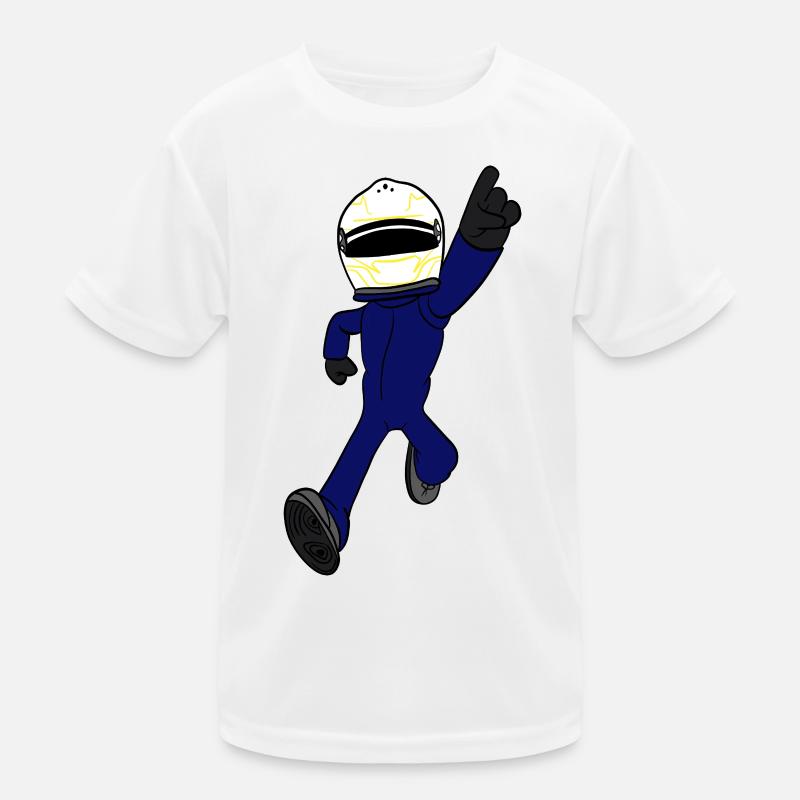 racing driver Kids Functional T-Shirt