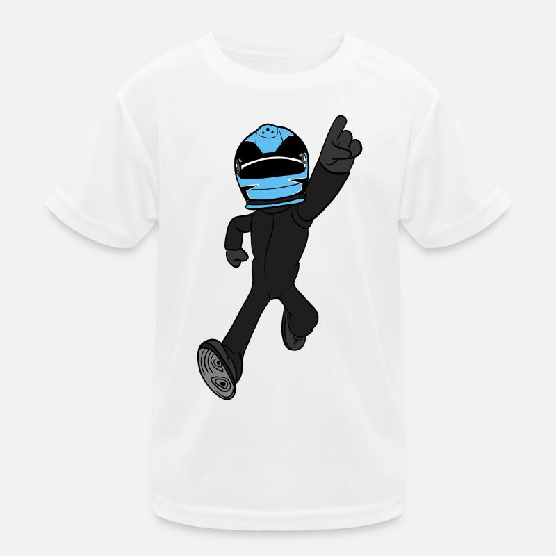 racing driver Kids Functional T-Shirt