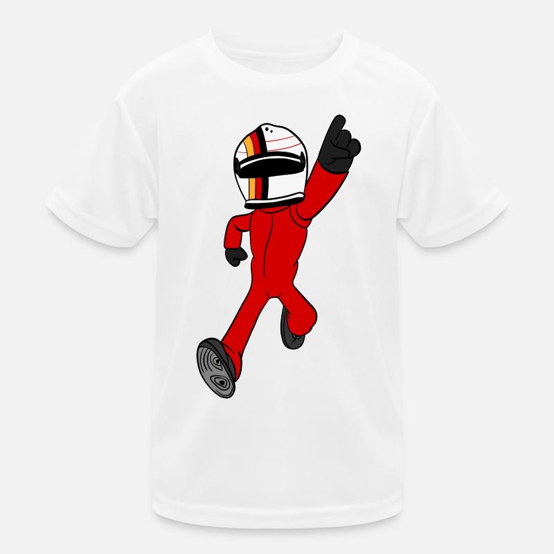 Rennfahrer  Kinder Funktions-T-Shirt