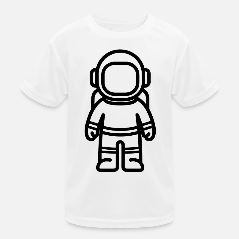 Astronaut Kinder Funktions-T-Shirt
