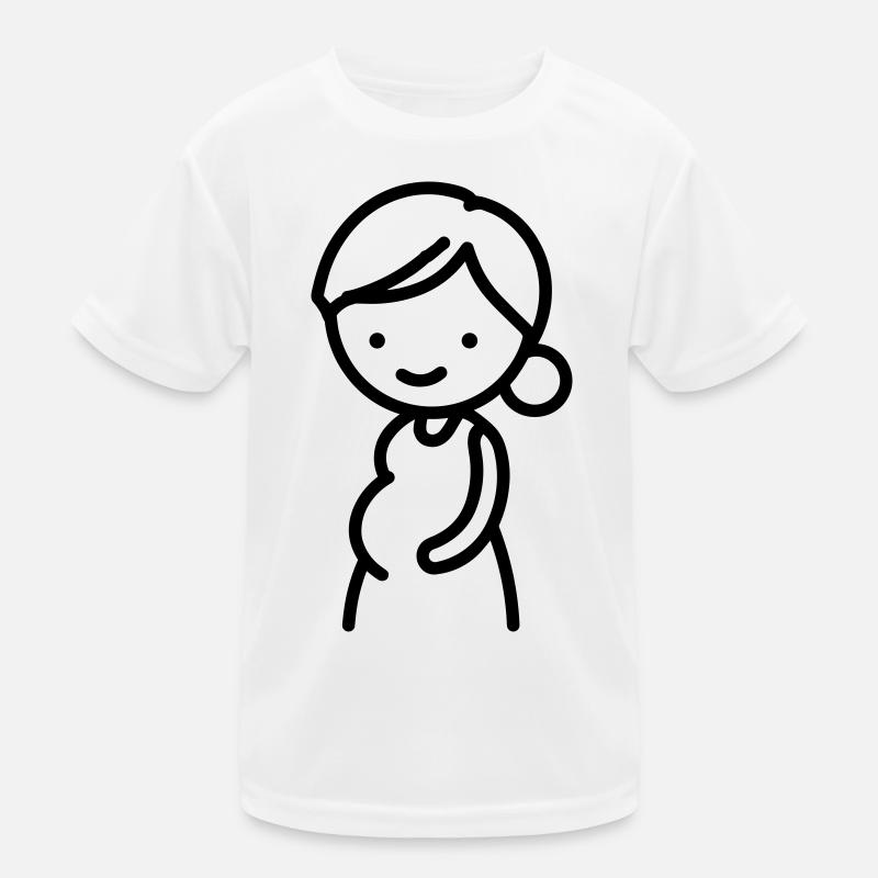 femme enceinte T-shirt sport Enfant