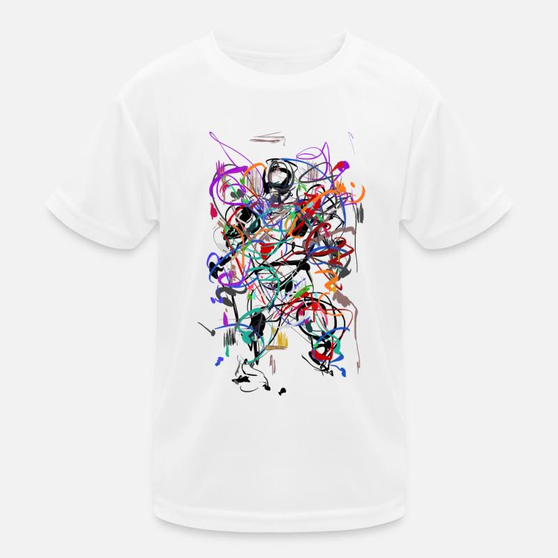 Abstrakt Kinder Funktions-T-Shirt